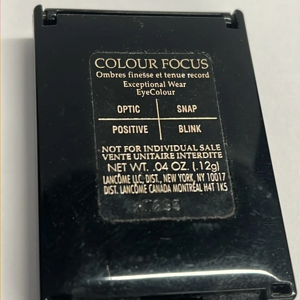 Lancôme Color Focus Eyeshadow Quad - Optic Snap Positive Blink - Travel Size